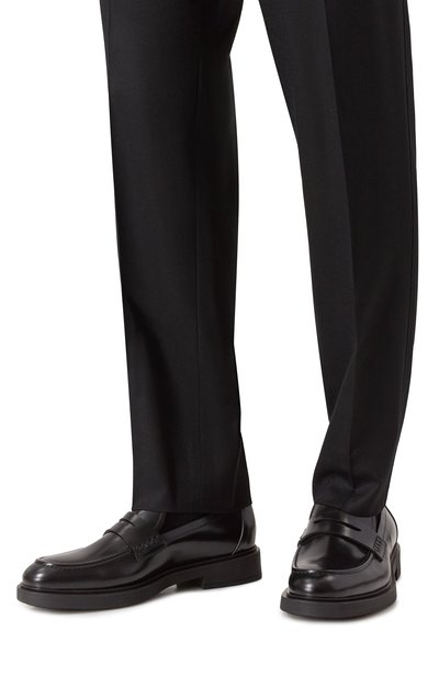 Кожаные пенни-лоферы harris GIANVITO ROSSI, арт. U25210.20G0M.SRABLACK, фото 3