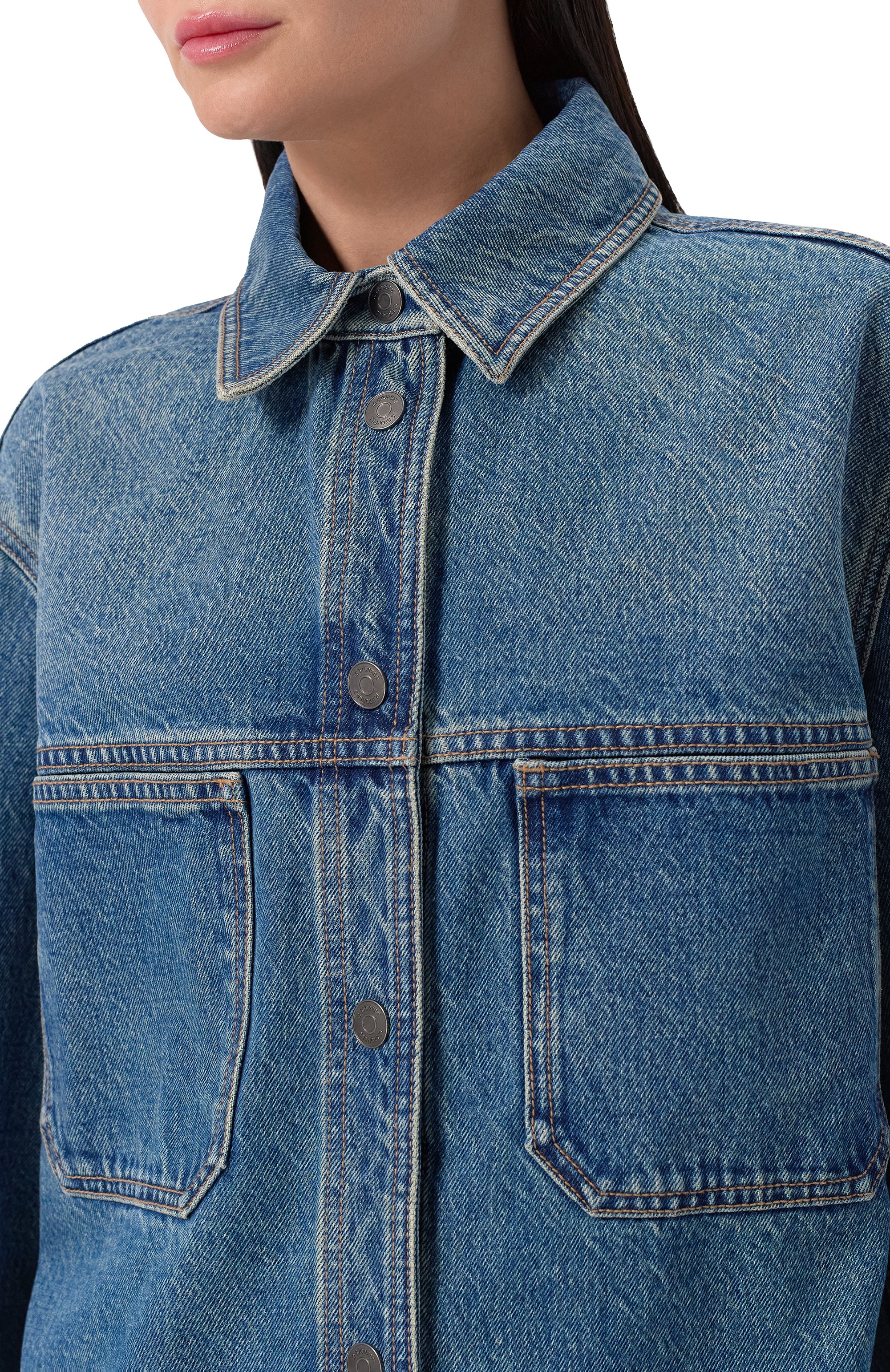 Джинсовая рубашка 12 STOREEZ, арт. 129659, фото 5