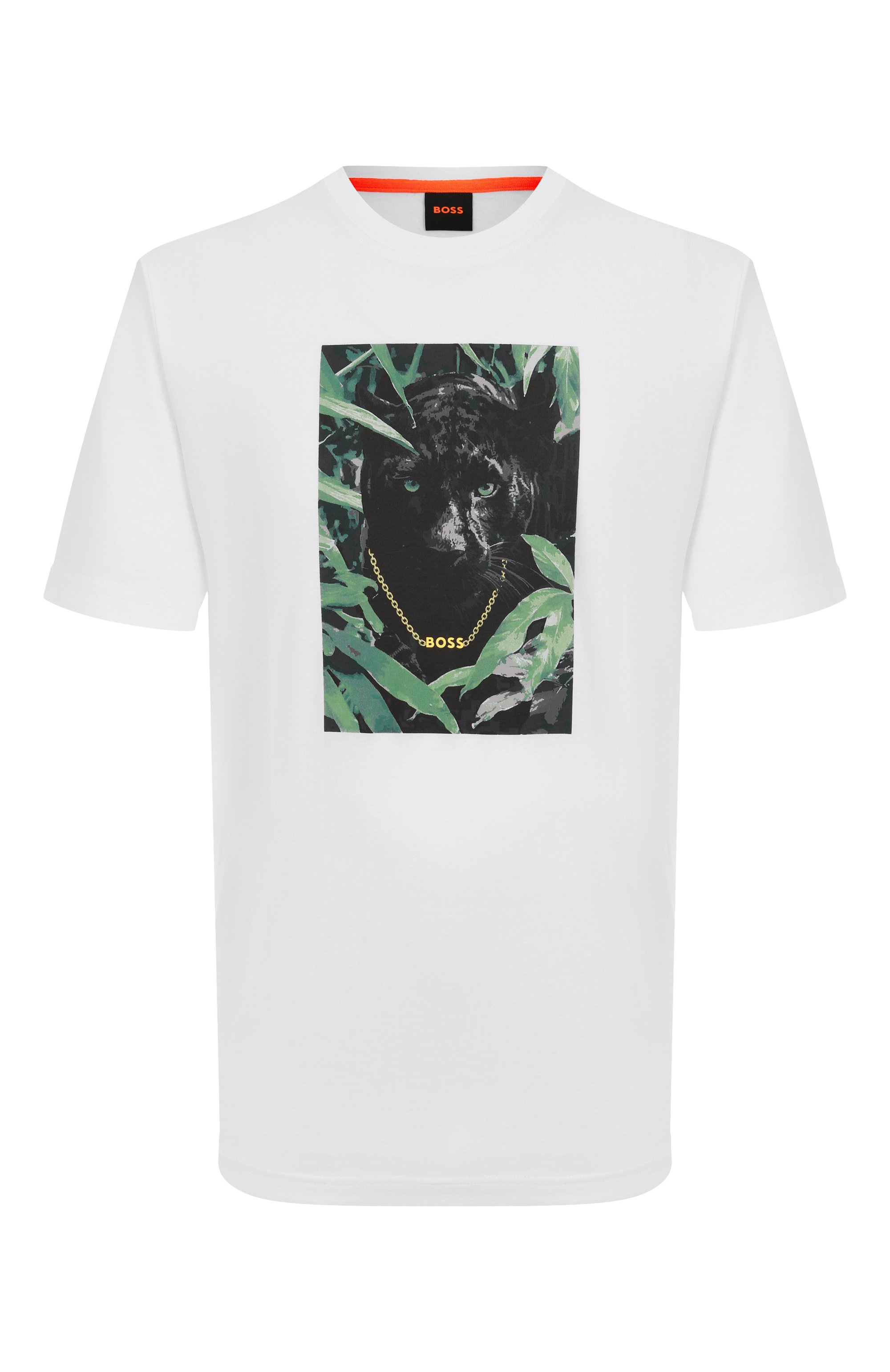 Хлопковая футболка BOSS ORANGE, арт. 50546362, фото 1