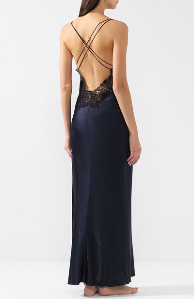 Шелковая сорочка с кружевной вставкой ERMANNO SCERVINO, арт. D334Q308RBV, фото 4