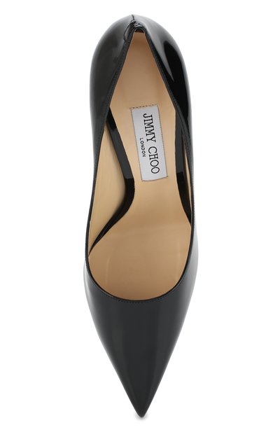 Лаковые туфли love 100 JIMMY CHOO черного цвета по цене 72500 руб., арт. L0VE 100/PAT, фото 5 Лаковые туфли love 100 JIMMY CHOO, арт. L0VE 100/PAT, фото 5