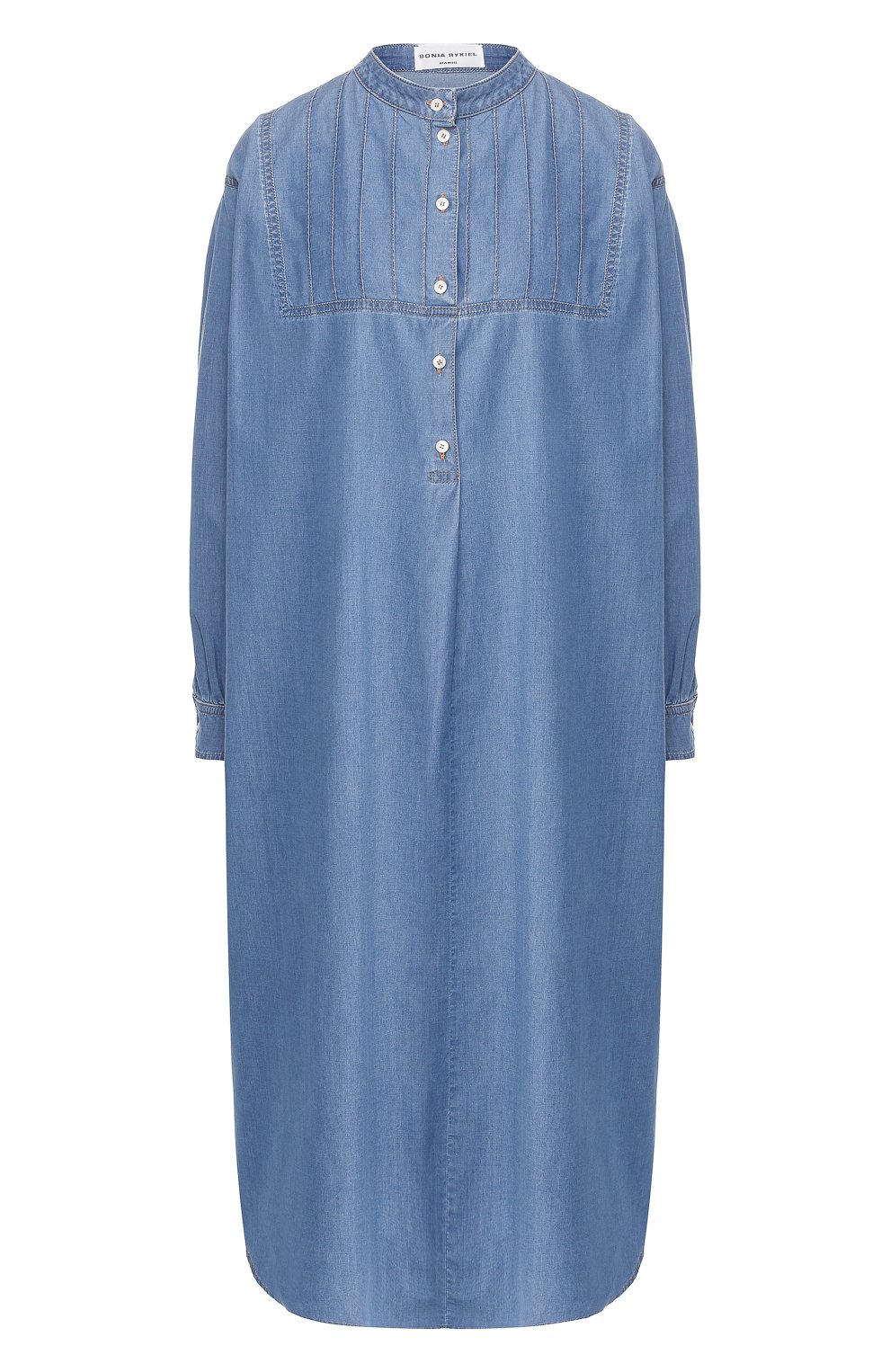 Джинсовое платье SONIA RYKIEL синего цвета по цене 31950 руб., арт. 12303403-28, фото 1 Джинсовое платье SONIA RYKIEL, арт. 12303403-28, фото 1
