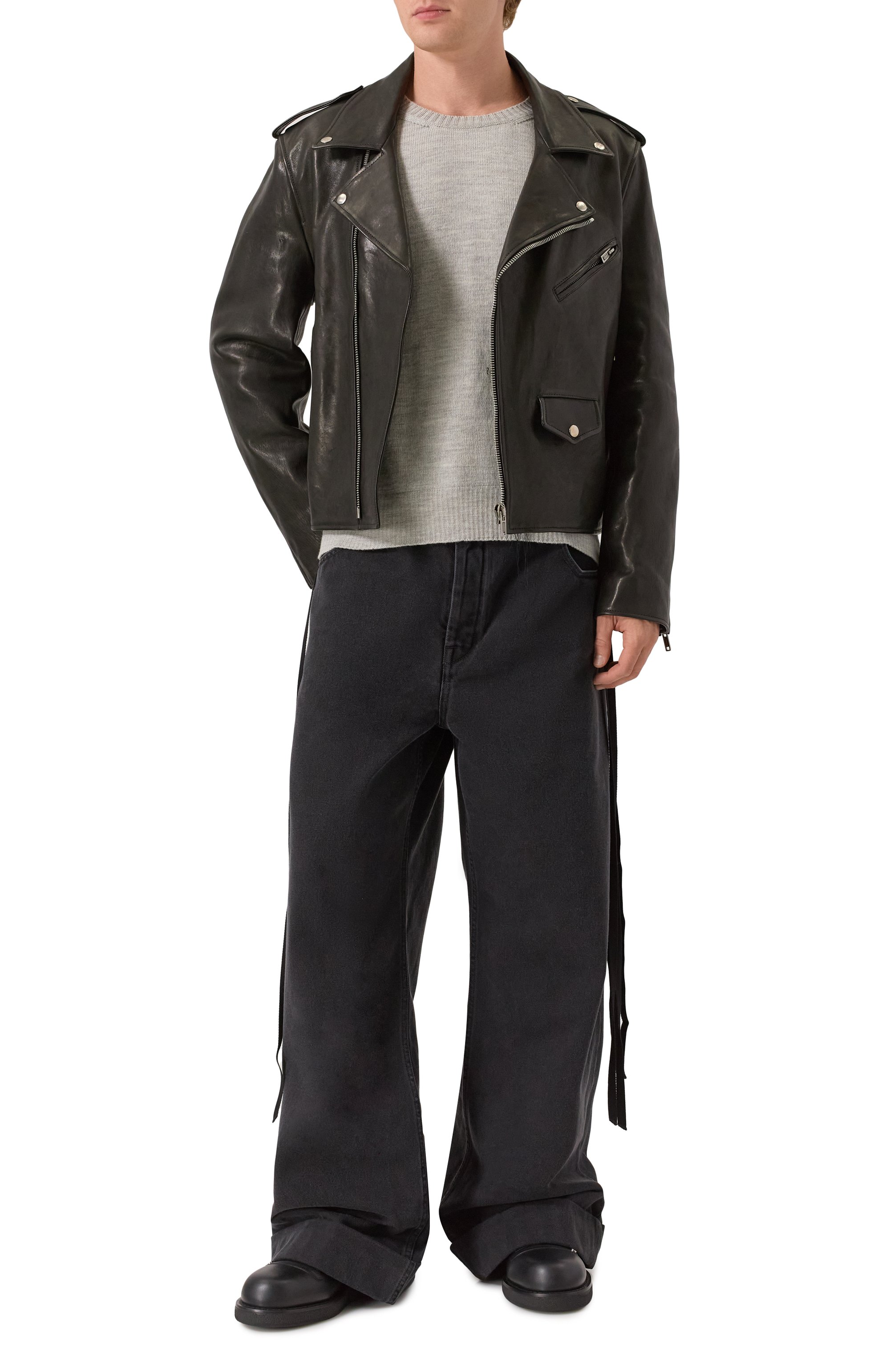 Джинсы ANN DEMEULEMEESTER, арт. B0010308/FA039, фото 2