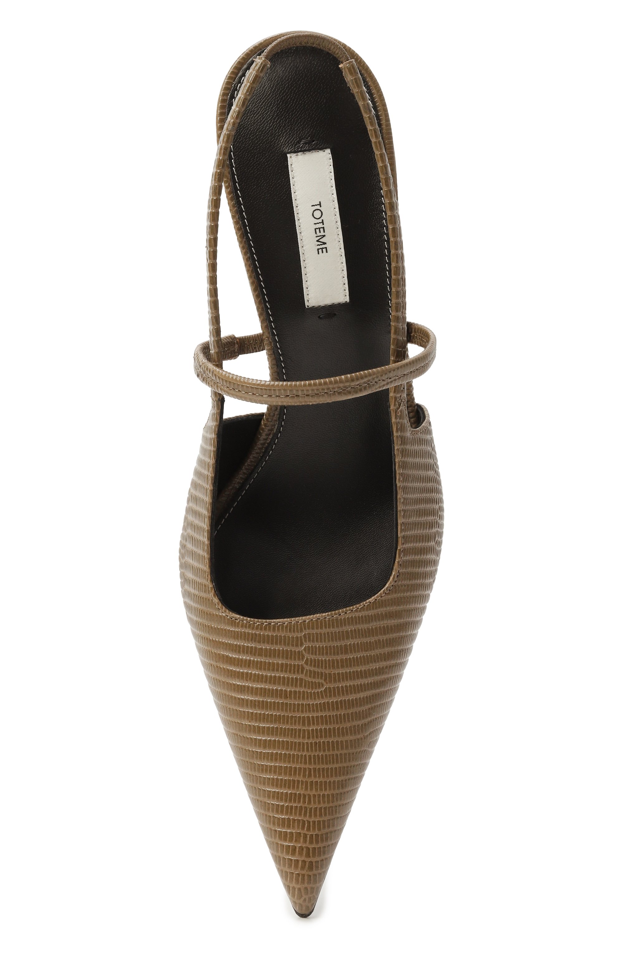 Кожаные туфли TOTEME, арт. 253-WAS0248-LE0020/DARK 0LIVE 244, фото 6