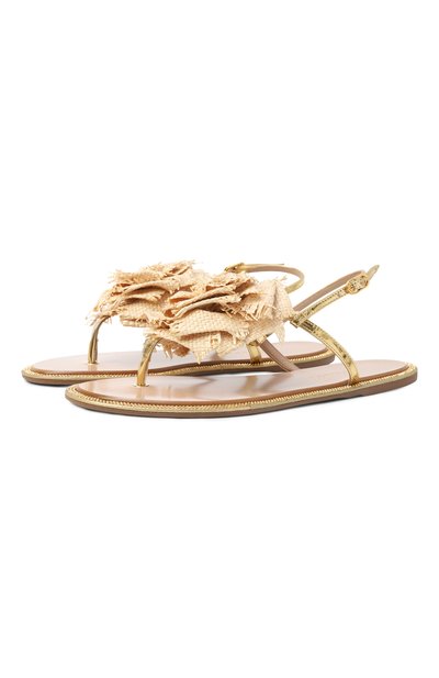 Женские кожаные сандалии rose LE SILLA, арт. 1214Y020MTPPCLB