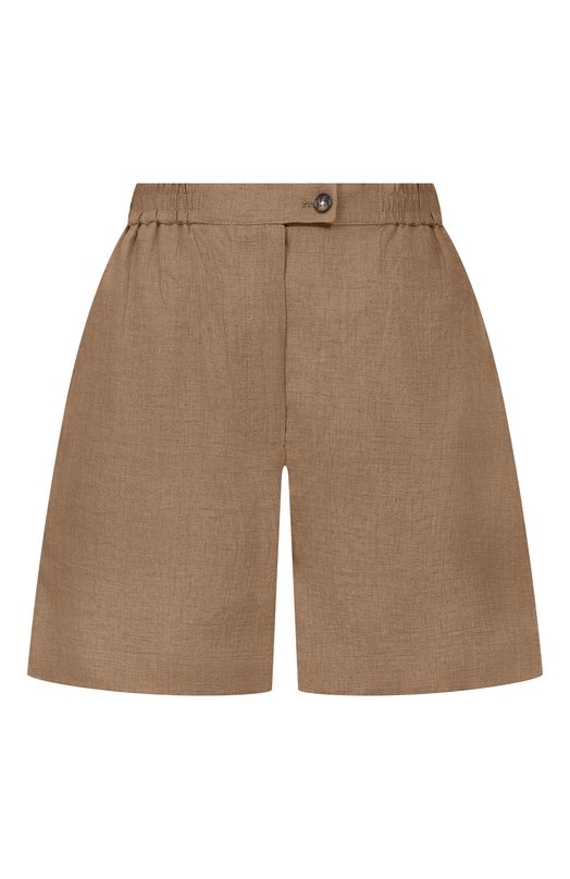 Льняные шорты 12 STOREEZ 138499 Коричневый 138499