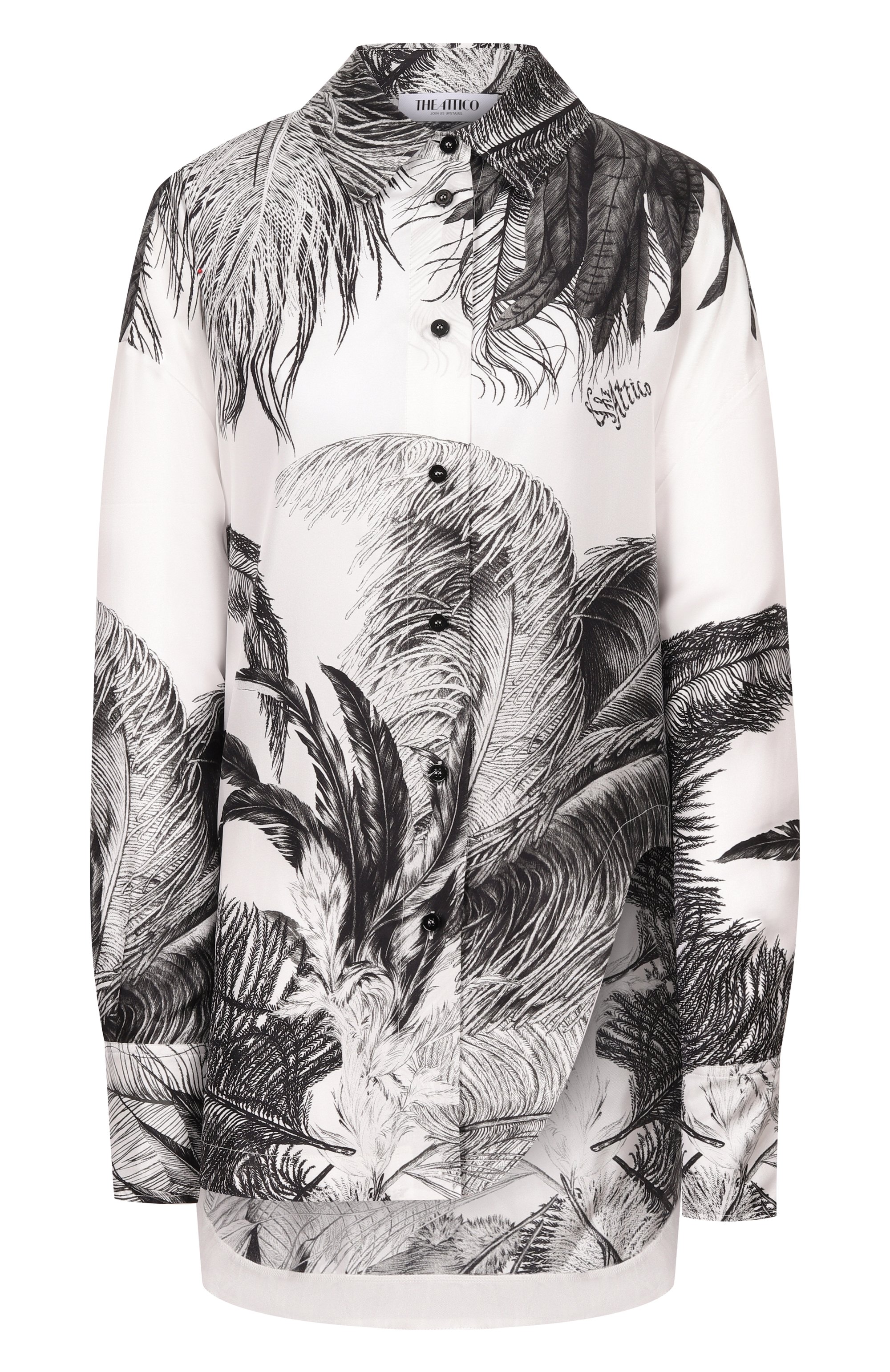 Шелковая рубашка THE ATTICO, арт. 260WCH00004/SSS025PR, фото 1