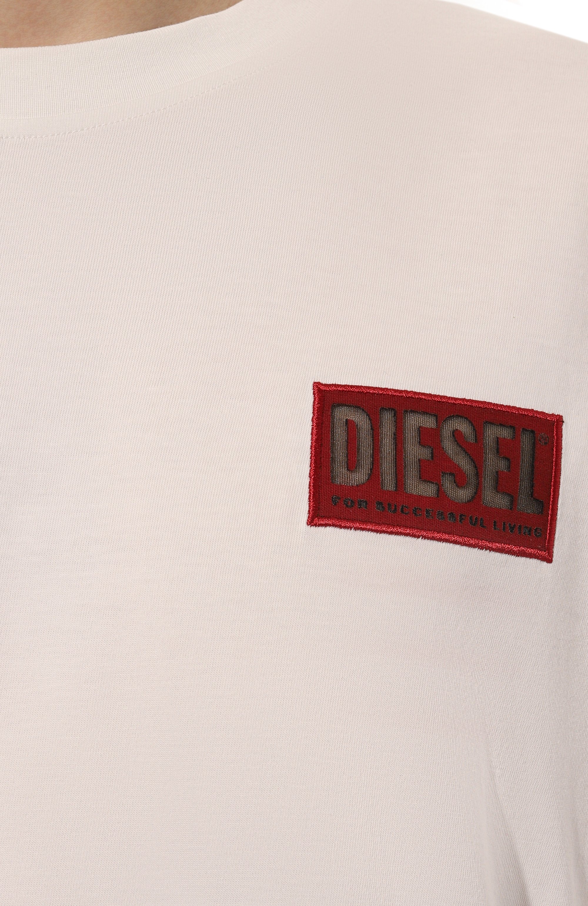 Хлопковая футболка DIESEL, арт. A18028/0PLAT, фото 5