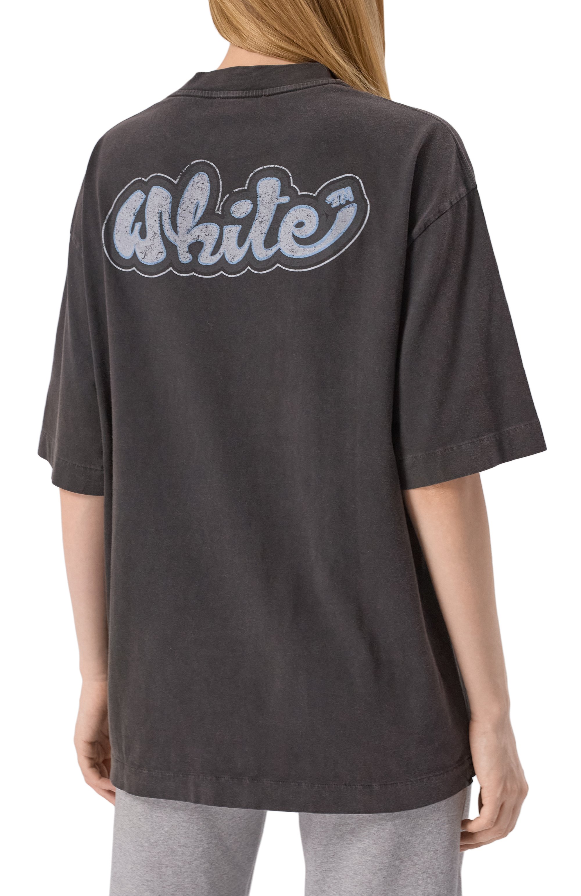 Хлопковая футболка OFF-WHITE, арт. 0WAA134S25JER003, фото 4