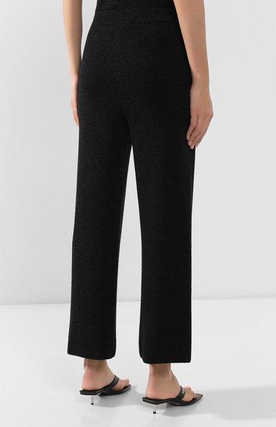 Брюки с поясом NANUSHKA, арт. TIGRE_CHARC0AL_CASHMERE BLEND RIB, фото 4