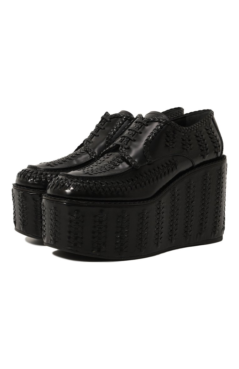 Кожаные ботильоны PRADA, арт. 1EZ006-P39-F0002-095, фото 1