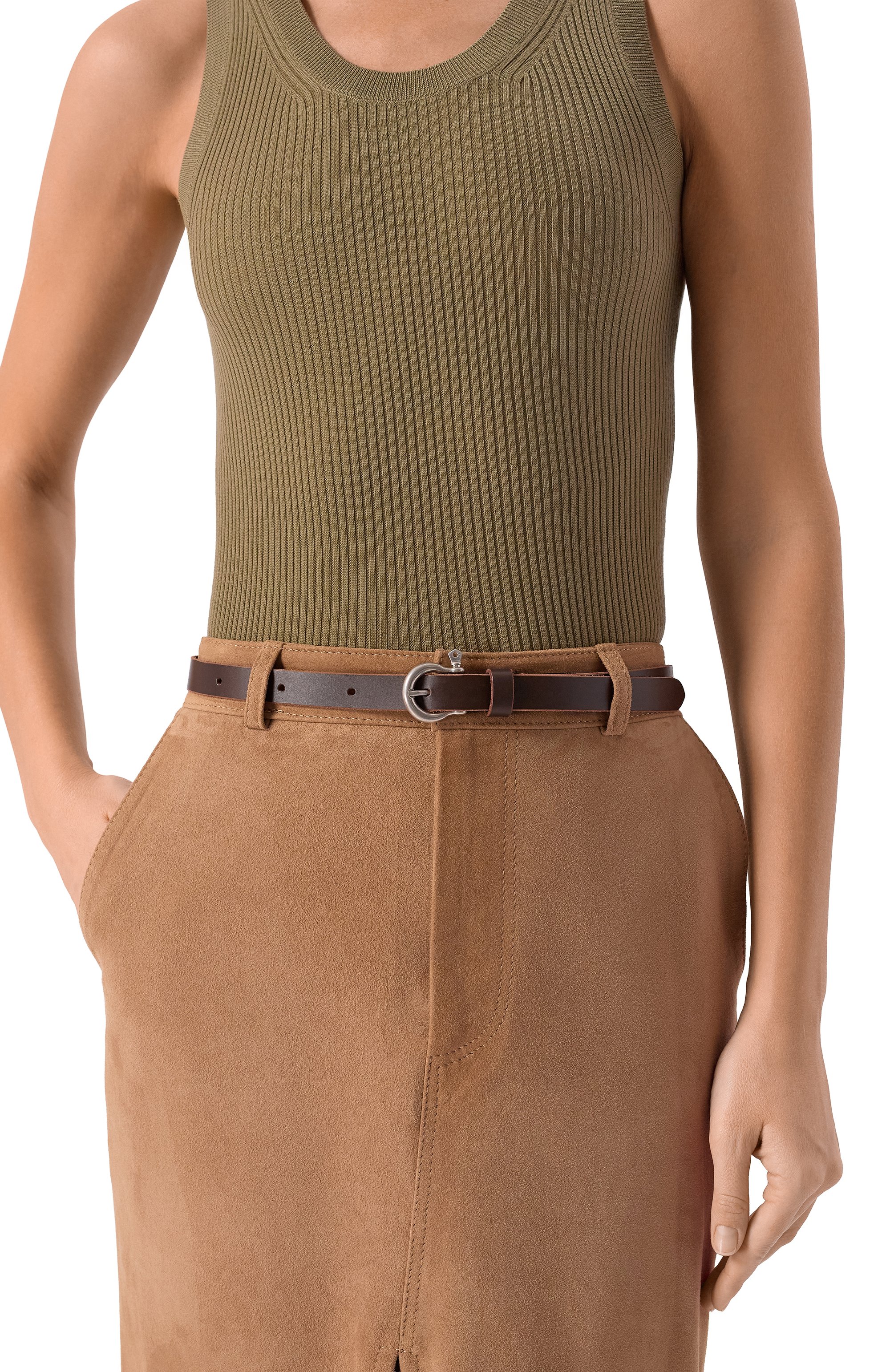 Кожаный ремень PETAR PETROV, арт. F25BB1, фото 2