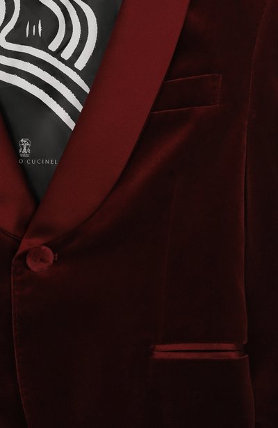 Бархатный пиджак BRUNELLO CUCINELLI, арт. BY475S719A, фото 3