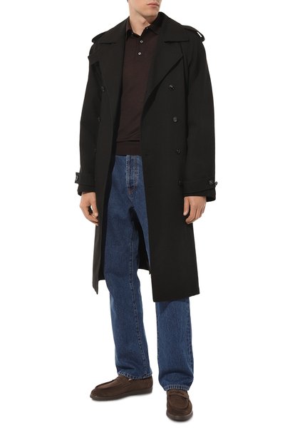 Замшевые пенни-лоферы DOUCAL'S, арт. DU3168ED0-UF0090, фото 2