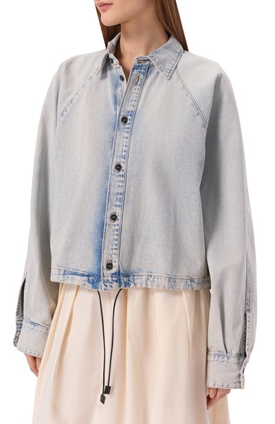 Джинсовая рубашка keira HAIKURE голубого цвета по цене 49800 руб., арт. HEW06100DF188L0933/KEIRA VINTAGE DIRTY, фото 3 Джинсовая рубашка keira HAIKURE, арт. HEW06100DF188L0933/KEIRA VINTAGE DIRTY, фото 3