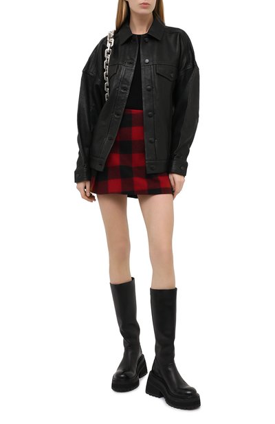 Шерстяная юбка DSQUARED2, арт. S72MA0818/S44496, фото 2