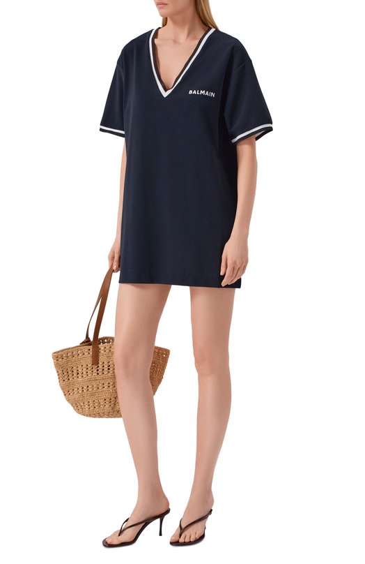 Платье Balmain BKA652540 Чёрный  BKA652540 Фото 2