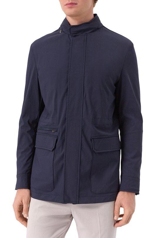 Шерстяная куртка Corneliani 2525V1-2520123 Синий  2525V1-2520123 Фото 3