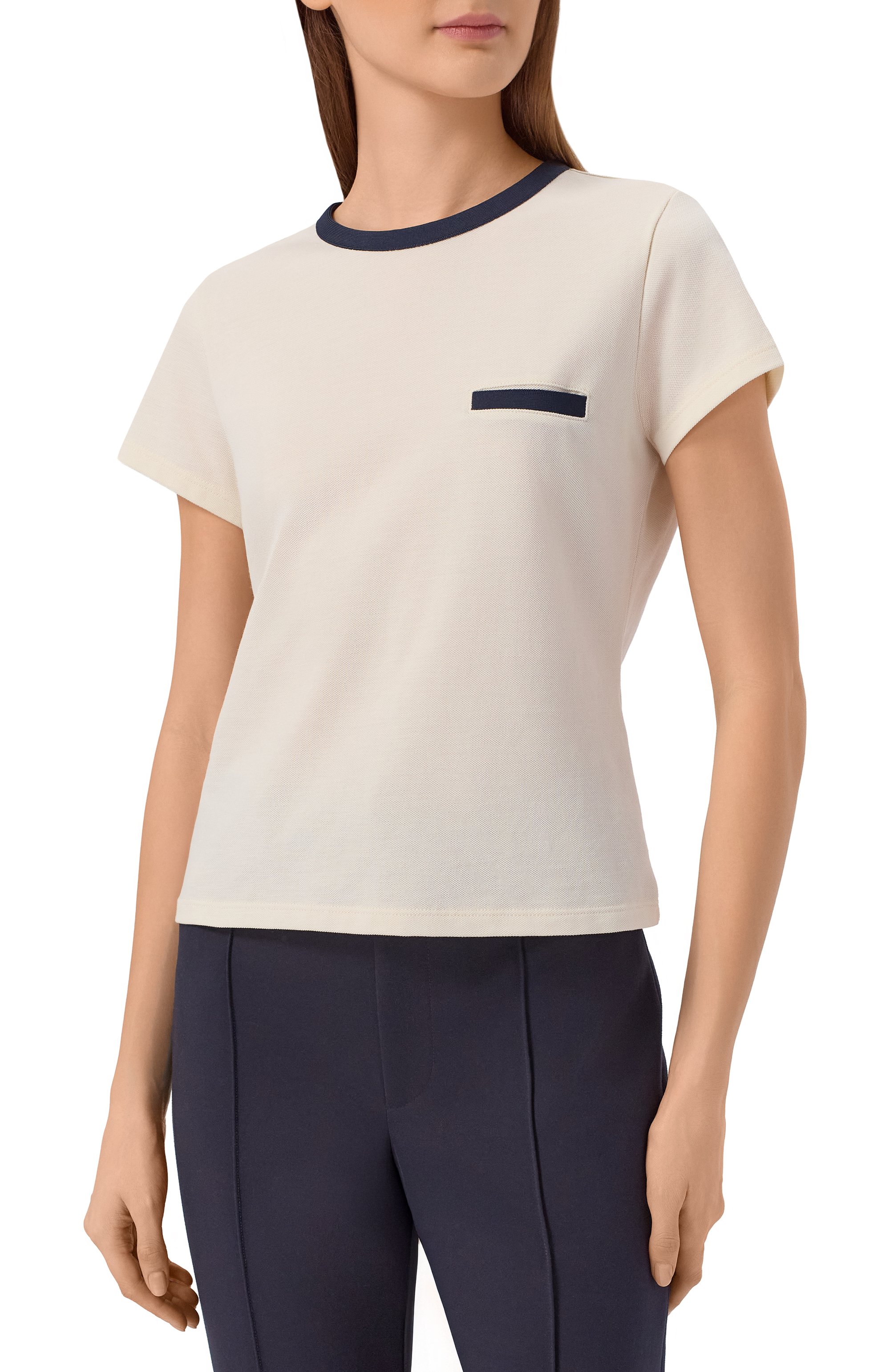 Хлопковая футболка FRAME DENIM, арт. WP26JTE006/THE PIQUE BABY TEE, фото 3