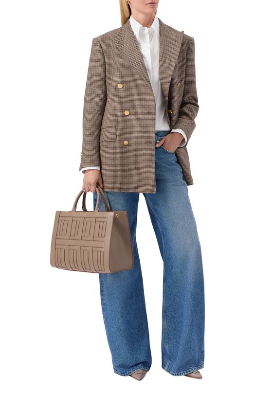 Сумка-тоут Santoni DIBBA2462CG-HRE0M50 Бежевый  DIBBA2462CG-HRE0M50 Фото 7