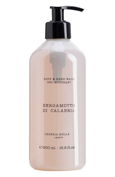 Нежное жидкое мыло для рук и тела bergamotto di calabria (500ml) CERERIA MOLLA 1899, арт. 8424405007860