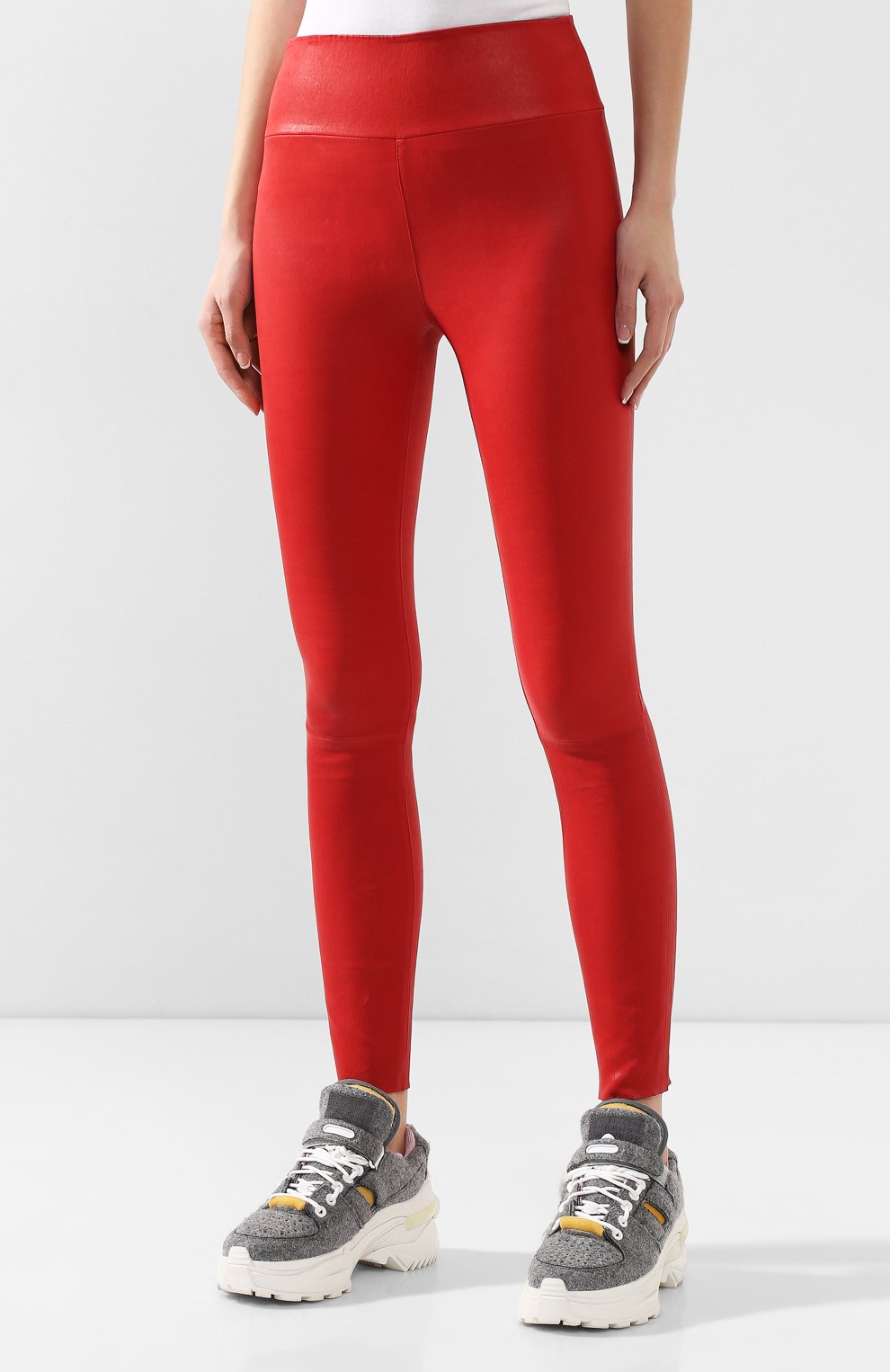 Кожаные легинсы SPRWMN, арт. ANK-003-L/ANKLE LEGGING, фото 3