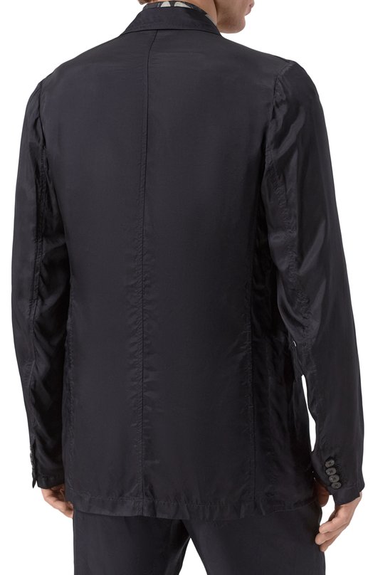 Пиджак из вискозы Dries Van Noten 251-020414-1427 Синий  251-020414-1427 Фото 6