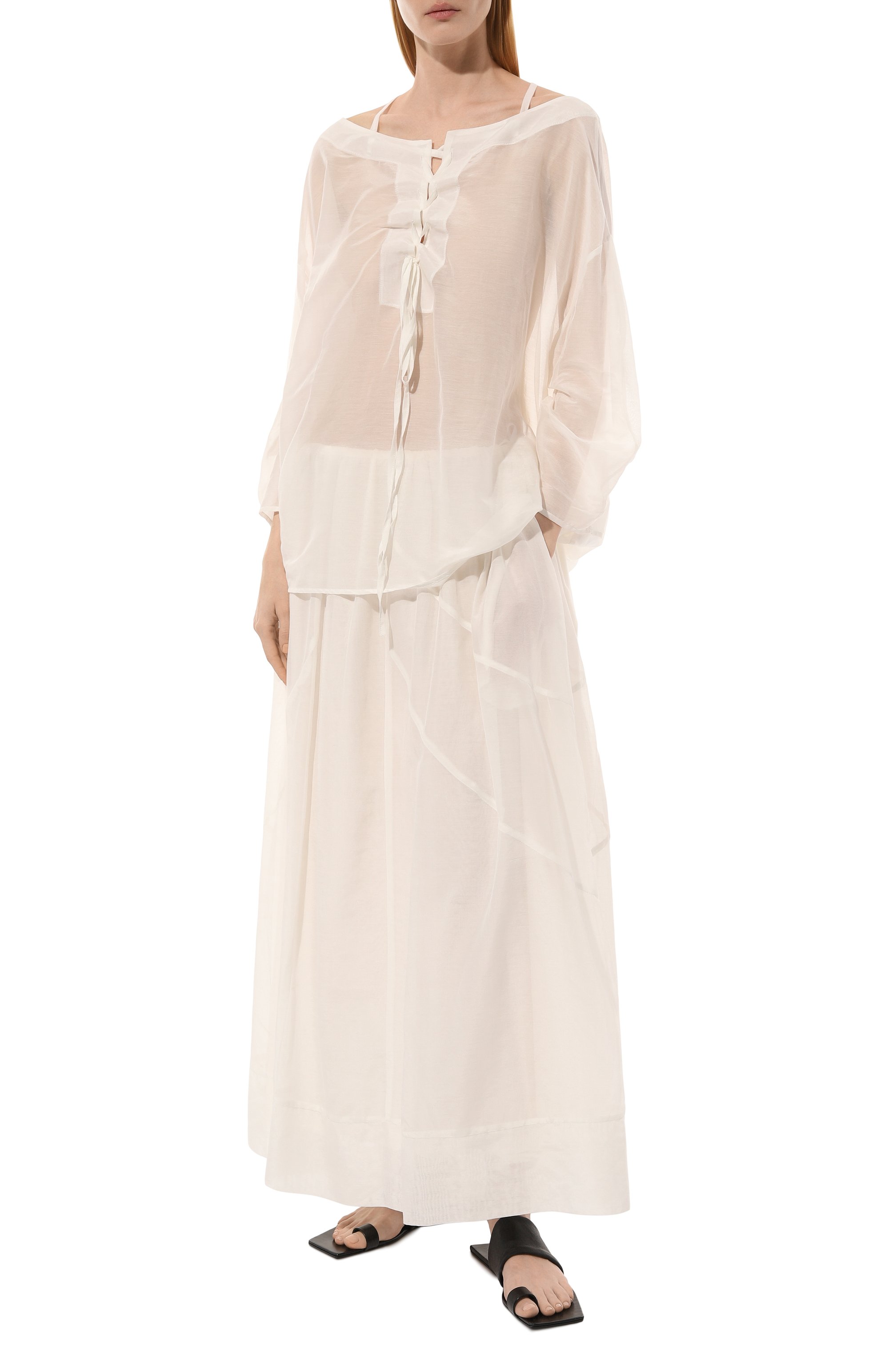 Юбка из хлопка и шелка LILA EUGENIE, арт. 2530, фото 2