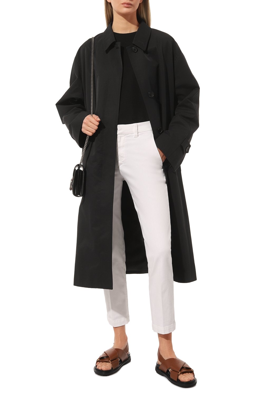 Брюки из хлопка и лиоцелла BRUNELLO CUCINELLI, арт. MA080P5729, фото 2