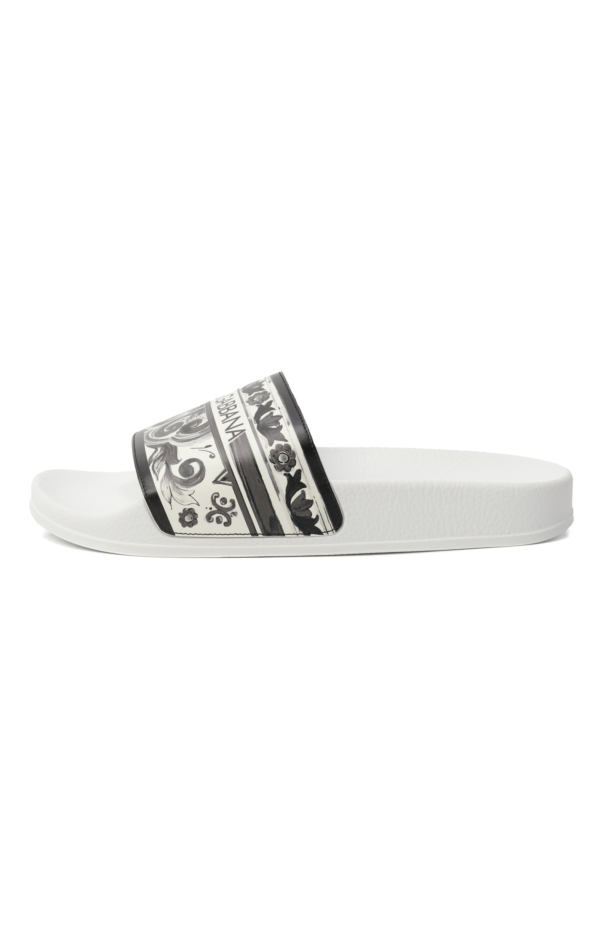 Кожаные шлепанцы DOLCE & GABBANA, арт. DD0318/A1838/28-36, фото 2