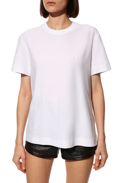 Хлопковая футболка GIVENCHY, арт. BW707Z30NH, фото 3