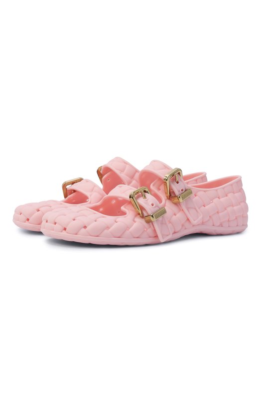 Резиновые балетки Amy Bottega Veneta 796577/V4A11 Розовый 796577/V4A11