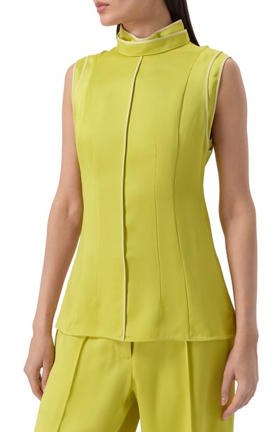 Атласный топ JIL SANDER, арт. J02NC0288/J76018, фото 3