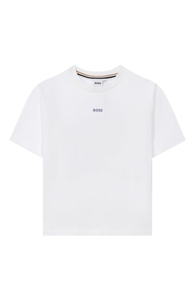 Хлопковая футболка BOSS, арт. J52987