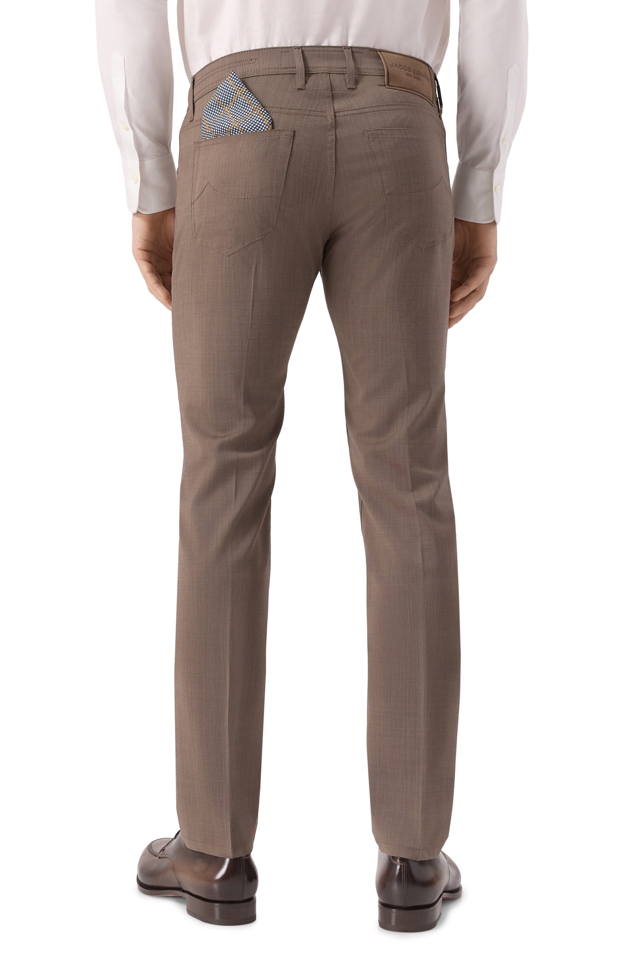 Шерстяные брюки JACOB COHEN, арт. 25E P/JUM_QW004 001 S3794 RW, фото 4