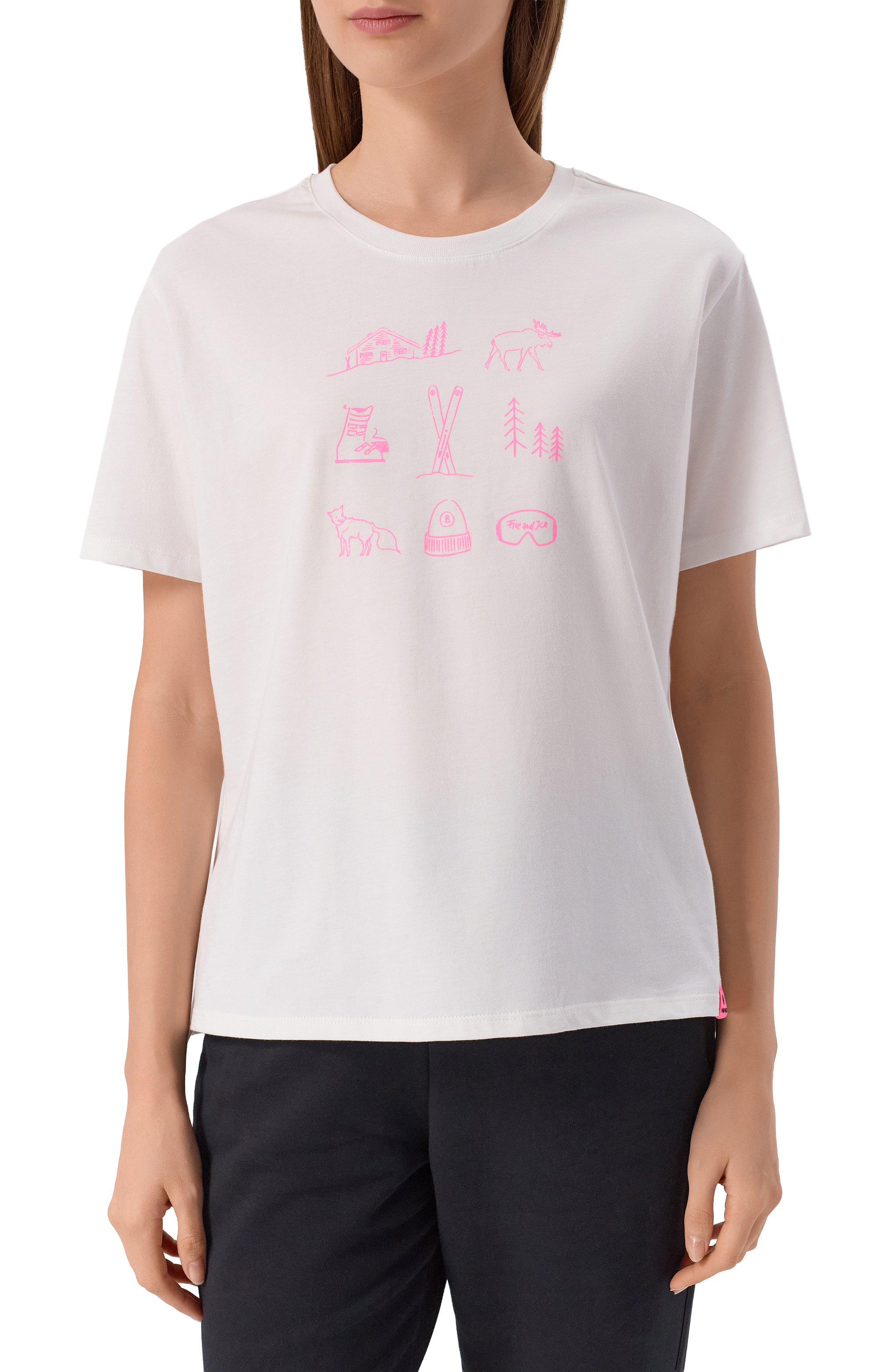 Хлопковая футболка BOGNER FIRE+ICE, арт. 54527308, фото 3