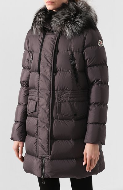 Пуховик moncler aphroti MONCLER темно-серого цвета по цене 242500 руб., арт. E2-093-49338-25-C0059, фото 3 Пуховик moncler aphroti MONCLER, арт. E2-093-49338-25-C0059, фото 3