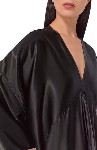 Атласное платье RICK OWENS, арт. RP01F6540/N, фото 4