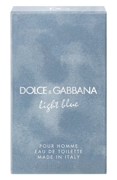 Туалетная вода light blue pour homme (40ml) DOLCE & GABBANA, арт. 8057971180387, фото 3