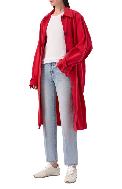 Замшевые кроссовки TOTEME, арт. 262-WAS0324-LE0027-009, фото 3