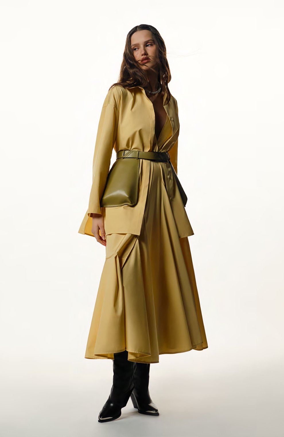 Хлопковая рубашка JIL SANDER, арт. JSPU600105-WU245200, фото 6
