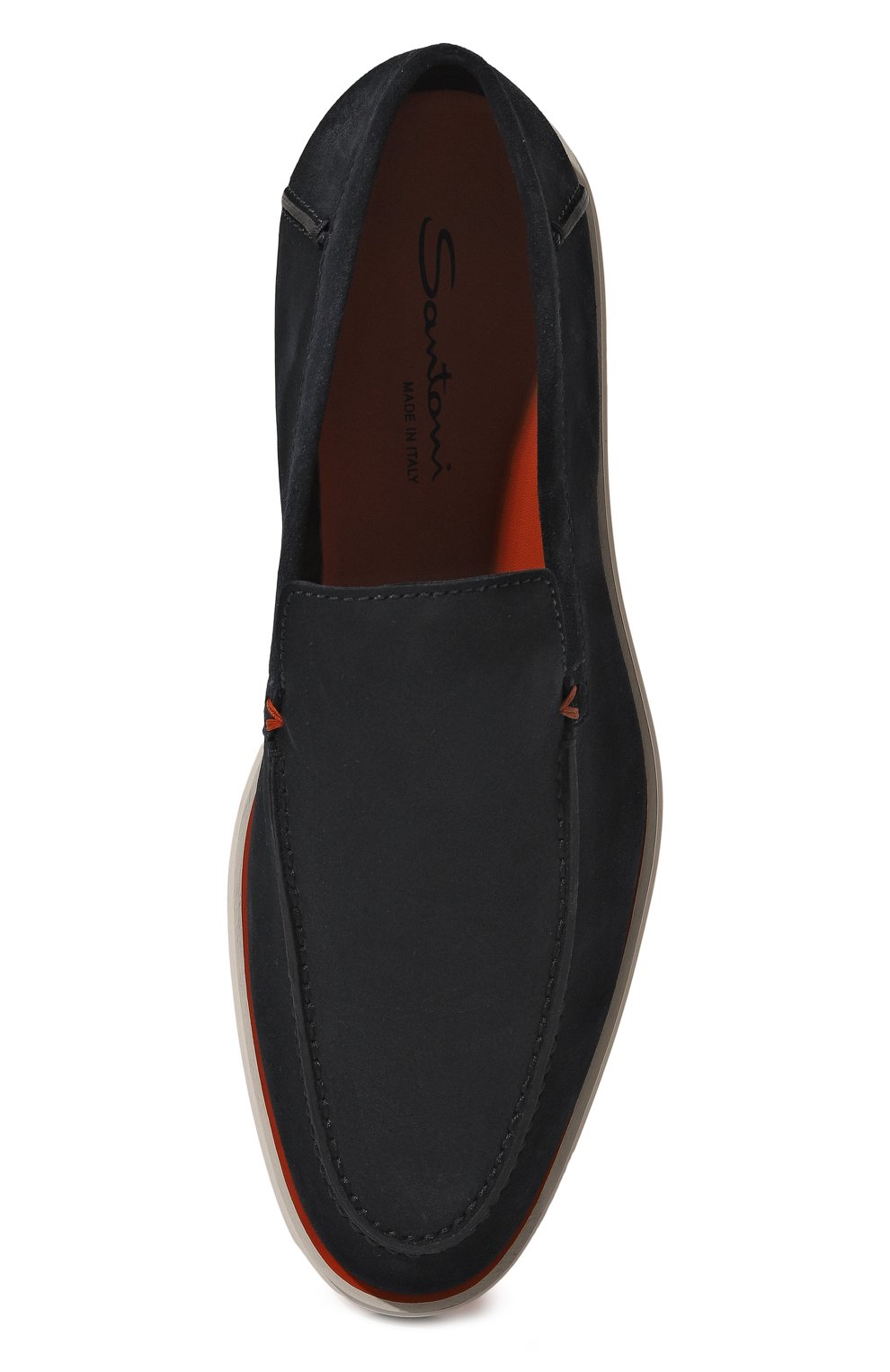 Замшевые лоферы SANTONI, арт. MGDG17824BARSSG0U60, фото 6