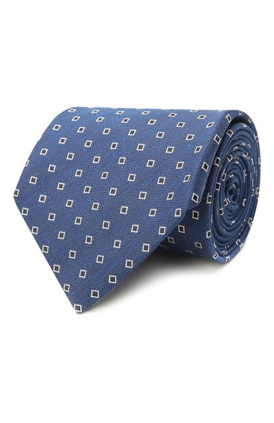 Мужской галстук из шелка и льна BRIONI, арт. 062H00/P0434