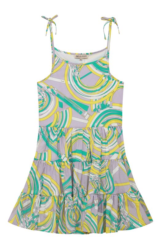 

Хлопковый сарафан Emilio Pucci, Разноцветный