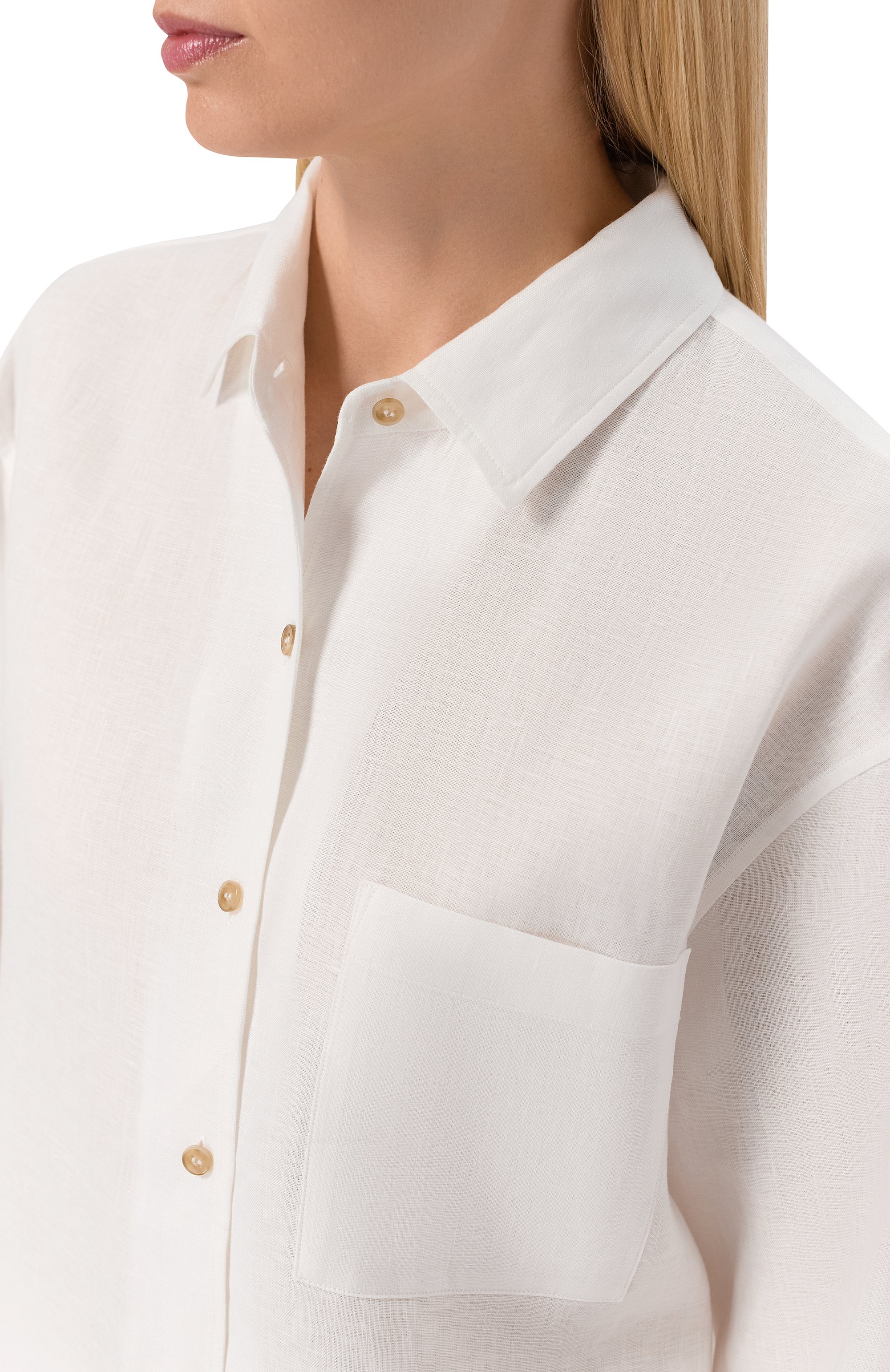 Льняная рубашка 12 STOREEZ, арт. 137620, фото 5