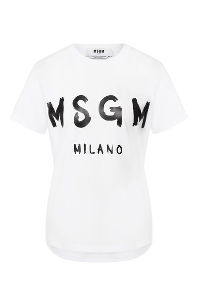 Женская хлопковая футболка MSGM, арт. 2841MDM60 207298