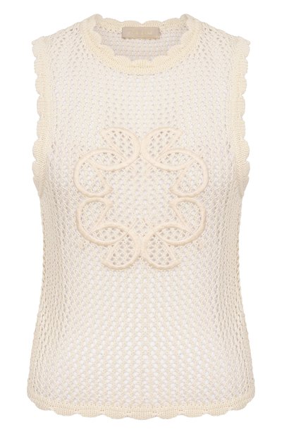 Женский хлопковый топ ELIE SAAB, арт. T0308NBC26/CK024