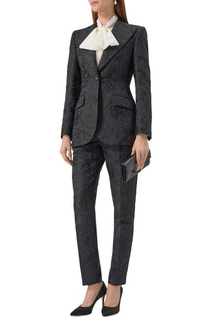 Женский жакет из хлопка и шелка DOLCE & GABBANA, арт. F29UCT/GDDBT