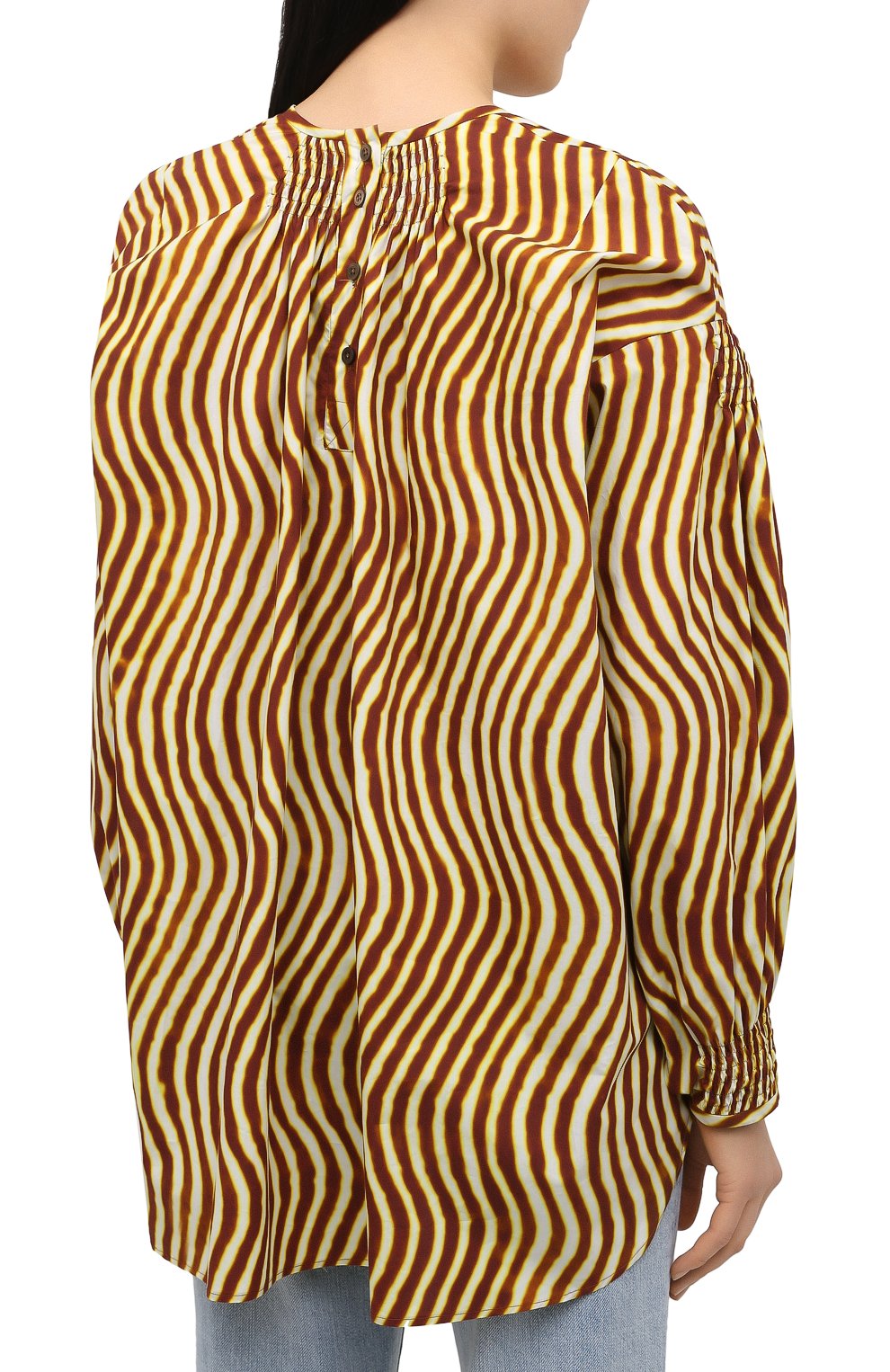 Блузка из хлопка DRIES VAN NOTEN, арт. 211-30777-2009, фото 4