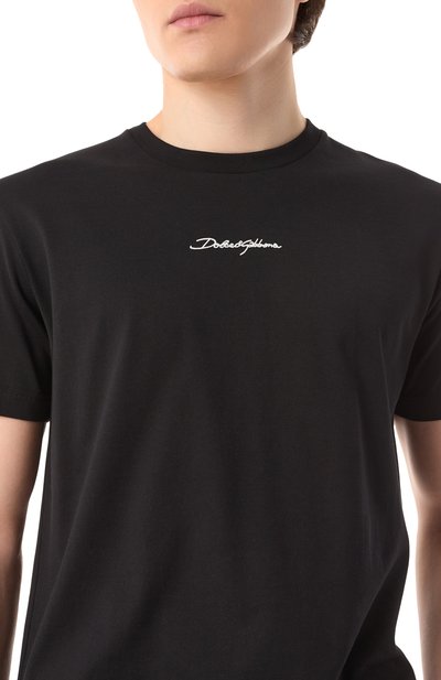 Хлопковая футболка DOLCE & GABBANA, арт. G8RN8Z/G7NUB, фото 5
